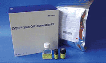 Image: The BD Stem Cell Enumeration (SCE) Kit (Photo courtesy of BD Biosciences).